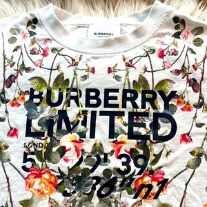 Authentic BURBERRY youth tee size10